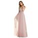 Ever-Pretty Women's Sleeveless Lace Appliques Wedding Party Dress Special Occasion Dress 00787 Pink US14
