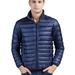 Men Packable Lightweight Puffer Jacket Windproof Stand Collar Rain Outwear Ski Snowboarding Insulation Quilted Down Coat