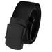 All Sizes Men's Golf Belt in 1.5 Black Slider Belt Buckle with Adjustable Canvas Web Belt Small Black