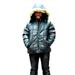 True Meaning Mens Womns Quilted Puffer Hooded Hoodie Bubble Coat Snorkel Jacket