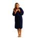 Microfiber Robe for Children, Boys, Girls, MEDIUM, NAVY Color