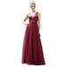 Ever Pretty Women's A-Line Sleeveless Sequin Maxi Dress Night Out Evening Dress 00715 Burgundy US12