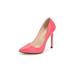 LUXUR Womens Formal Pointed Toe High Heels Sexy Slip Ons Dress Party Shoes