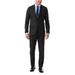 Men's Haggar Slim-Fit Stretch Melange Gabardine Suit Jacket Black