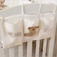 Sac de rangement en coton pour lit de bébé poche pour couche-culotte ensemble de literie