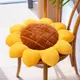 Coussin de siège en peluche tournesol 40 cm 50 cm 70cm décor floral oreiller accessoires pour