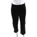 Pre-ownedDolce & Gabbana Women's Snap Closure Caasul Pants Cotton Black Size 40