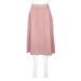 Burberry Ladies Silk-lined Plastic A-line Skirt In Rose Pink