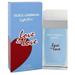 Light Blue Love Is Love by Dolce & Gabbana Eau De Toilette Spray 3.3 oz For Women