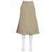 Burberry Cotton Silk High-waisted Skirt