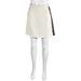 Burberry Ladies Off White Stanforth Wool & Silk Skirt