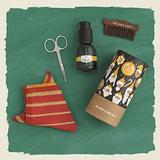 The Body Shop Men's Beard Care Gift Set, Includes Cedar & Sage Conditioning Beard Oil, A Wooden Beard Comb, Beard Scissors, & A Community Trade Pocket Square, Great Gift for Him