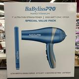 Babyliss PRO Nano Titanium 1" Ultra-Thin Straightener Flat Iron Ionic Hair Dryer