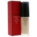 SHISEIDO SYNCHRO SKIN GLOW FOUNDATION 1.0 OZ (4) NEUTRAL SHISEIDO/SYNCHRO SKIN GLOW LUMINIZING FLUID FOUNDATION (4) NEUTRAL 1.0 OZ SPF 20