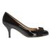Salvatore Ferragamo Ladies Vara Bow Pump Shoe in Black