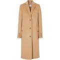 Burberry Brown Single Breasted Tailored Coat