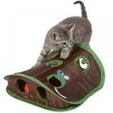Yinrunx Interactive Cat Toy Cat Games Cat Grass for Indoor Cats Cat Laser Toy Interactive Cat Toys for Indoor Cats Cat Dancer Cat Toy Box Cat and Mouse Toy Hide and Seek Game Educational Toy