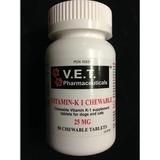 Chewable Vitamin K1 Supplement Tablets for Dogs and Cats 50mg