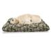 Camo Pet Bed Illustrated Green Camouflage in Forest Colors Hunter Theme Chew Resistant Pad for Dogs and Cats Cushion with Removable Cover 24 x 39 Dark Green Army Green by Ambesonne