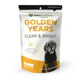 VetriScience Golden Years Clear & Bright Eye Health Supplement for Senior Dogs Chicken Flavor 60 Bite-Sized Chews