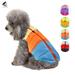 PULLIMORE Winter Warm Dog Jackets Waterproof Padded Zipper Dog Vest Coats Pet Clothes for Small Medium Dogs (XS Black + Red)