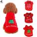 PULLIMORE Christmas Dog Clothes Super Soft & Warm Pet Vest Sweater Shirts for Small Dogs Cats Puppy (XL Xmas Tree)