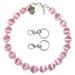 Pet Collar Adjustable Beaded Bling Jewelry Necklace Pet Lover Paw Print Charm Small Medium Dogs Cats Kittens Puppies Small Animal Accessories