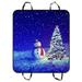YKCG Christmas Tree Winter Snowflakes Snowman Pet Seat Cover Car Seat Cover for Pets Cargo Mats and Hammocks for Cars Trucks and SUVs 54x60 inches