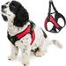 Gooby Escape Free Easy Fit Harness - Red X-Small - Escape Free Step-In Harness with Neoprene Body for Small Dogs and Medium Dogs Indoor and Outdoor use