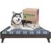 FurHaven Pet Products Modern Pet Bed Frame - Gray Wash Fits Beds 44x35