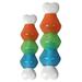 Jw Pet Company 46125 Evertuff Treat Pod Nylon Toys For Pets Large White Bone With Colored Pods Of Orange Green Blue (Pack of 1)