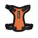 Voyager Step-In Lock Pet Harness - All Weather Mesh Adjustable Step In Harness for Cats and Dogs by Best Pet Supplies - Orange/Black Trim XXXS