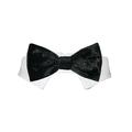 Pooch Outfitters Valentino Bow Tie - Black - Extra Large