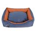 SUSSEXHOME Pets 29.5 x 23.5 x 7.1 Inches Washable Dog Bed for Large Dogs - Durable Waterproof Sofa Dog Bed with Sides - (NAVY)