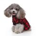 Luxsea Pet Soft Lovely Pajamas for Small Medium Dogs Puppy Costume