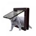 Cat Door with 4 Way Locking Pet Doors for Cats Large Cat Doors for Interior Exterior Doors Easy Installation Flap Door for Cats Small Dogs by DA BOOM