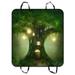 YKCG Foggy Forest Tree Enchanted Tree House in the Foggy Forest Pet Seat Cover Car Seat Cover for Pets Cargo Mats and Hammocks for Cars Trucks and SUVs 54x60 inches