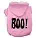 Mirage Pet BOO! Screen Print Pet Hoodies Light Pink Size XXL