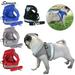 Spencer No Pull Dog Pet Harness Leash Set Reflective Adjustable No Choke Breathable Mesh Dog Vest Outdoor Walking Travel for Small Dogs Cats Pets Gray XS