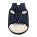 XS-3XL Windproof Pet Dog Puppy Vest Jacket Pet Clothing Warm dog-winter-clothes Coat For Small Medium Large Dogs Plus size Blue XXL