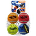 Nerf Dog 2.5 Squeak Tennis Ball 4-Pack Dog Toy All Stages