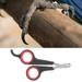 Kritne Pet Bird Small Animals Accessory Grooming Tool Nail Scissors Clipper Black and Red Animal Nail Scissors Bird Grooming Tool