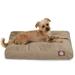 Majestic Pet | Villa Velvet Shredded Memory Foam Rectangle Pet Bed For Dogs Removable Cover Pearl Medium