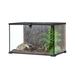 REPTI-ZOO Knock-Down Mini Glass Reptile Habitat 360 Rotation 14.5 gallon Easy Assembly