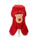 Christmas Dog Clothes Four Legs Cotton Pet Dog Coat S-2XL