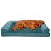 FurHaven Pet Products Plush & Suede Full Support Orthopedic Sofa Pet Bed for Dogs & Cats - Deep Pool Jumbo