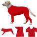 Clearance Dog Recovery Suit E Collar Alternative Medical Pet Clothing for Dogs After Surgery Wear Abdominal Wound Protector Post Operative Pet Wear Anti Anxiety Vest by Vets