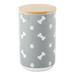 DII Ceramic Pet Collection Canister Gray