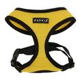 Puppia Soft Dog Harness No Choke Over-The-Head Triple Layered Breathable Mesh Adjustable Chest Belt and Quick-Release Buckle Yellow Small