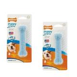 Puppy Dental Health Teething Chew Petite Bone Blue Vet Approved Choose Quantity (2 Bones)